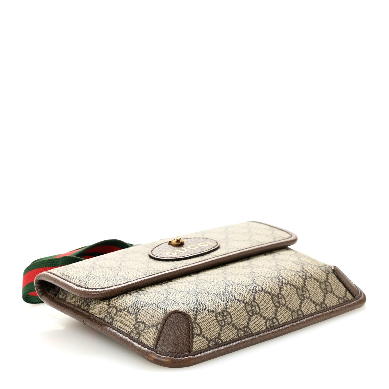 Gucci GG Supreme Monogram Neo Vintage Web Belt Bag Brown 4 of 11