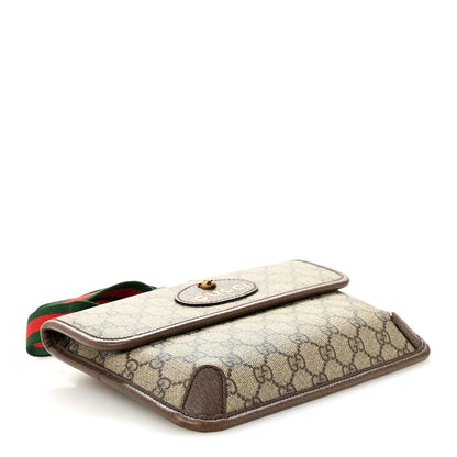 Gucci GG Supreme Monogram Neo Vintage Web Belt Bag Brown 4 of 11