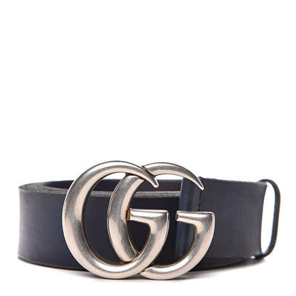 Gucci Cuoio Toscano Nickel Double Double G 40mm Belt 110 44 Blue 1 of 7