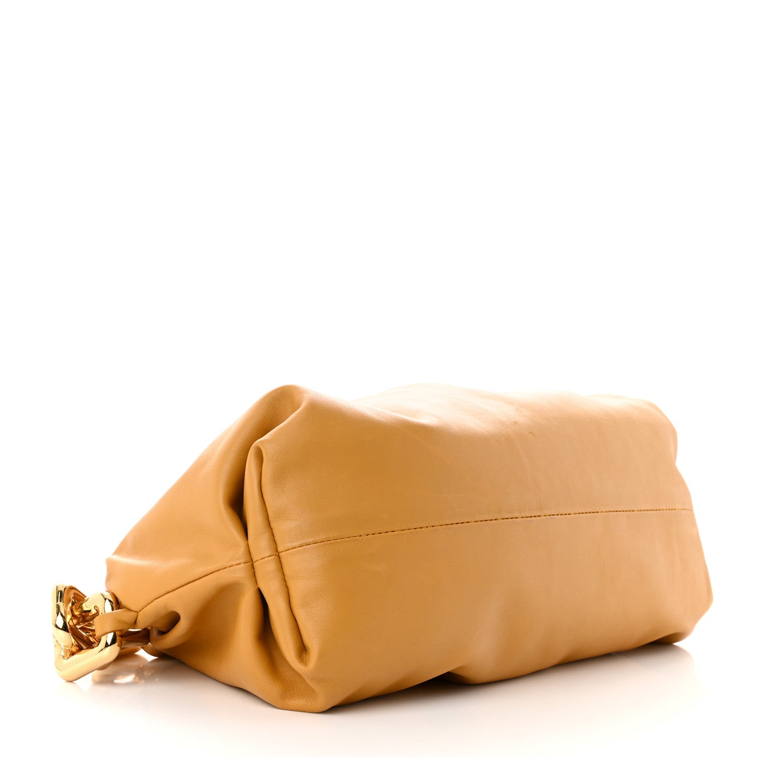 Bottega Veneta Calfskin The Pouch Chain Ocra 4 of 11
