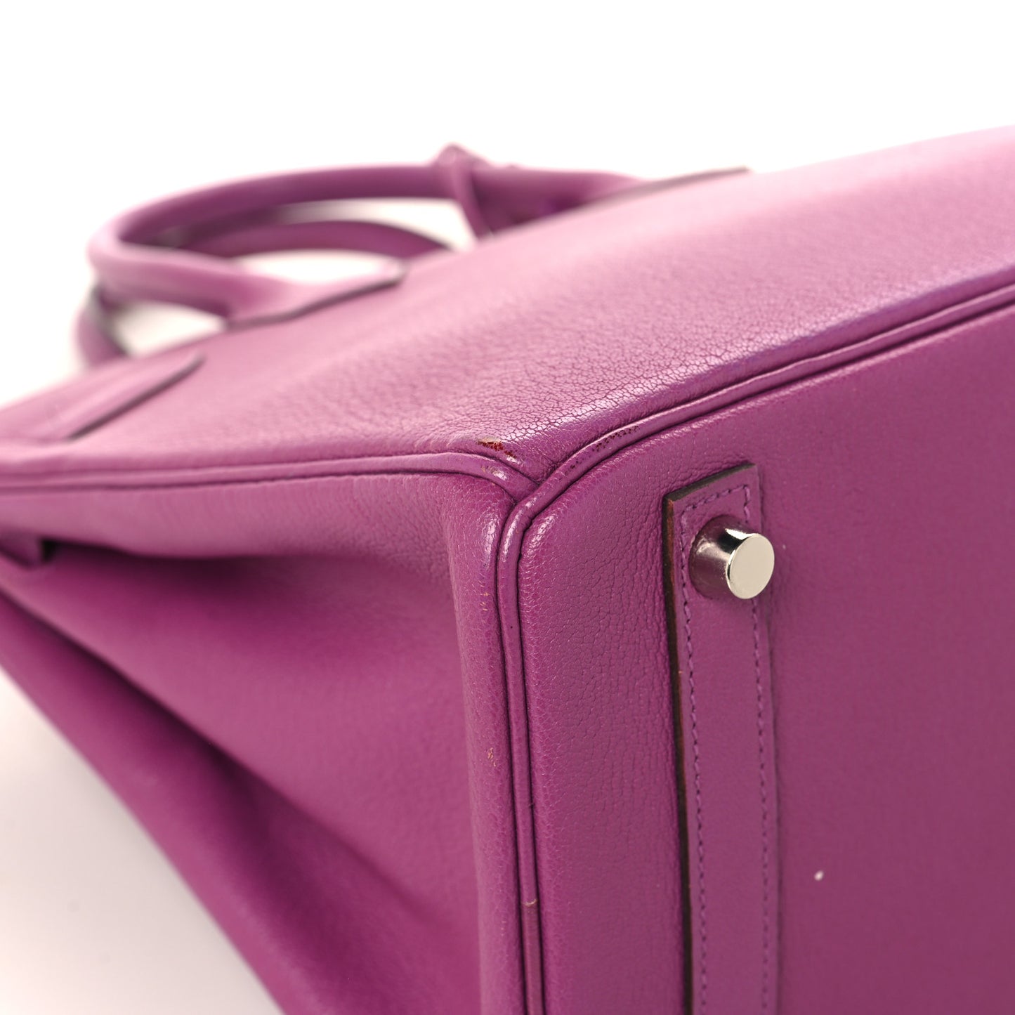 Chevre Mysore Birkin 30 Cyclamen