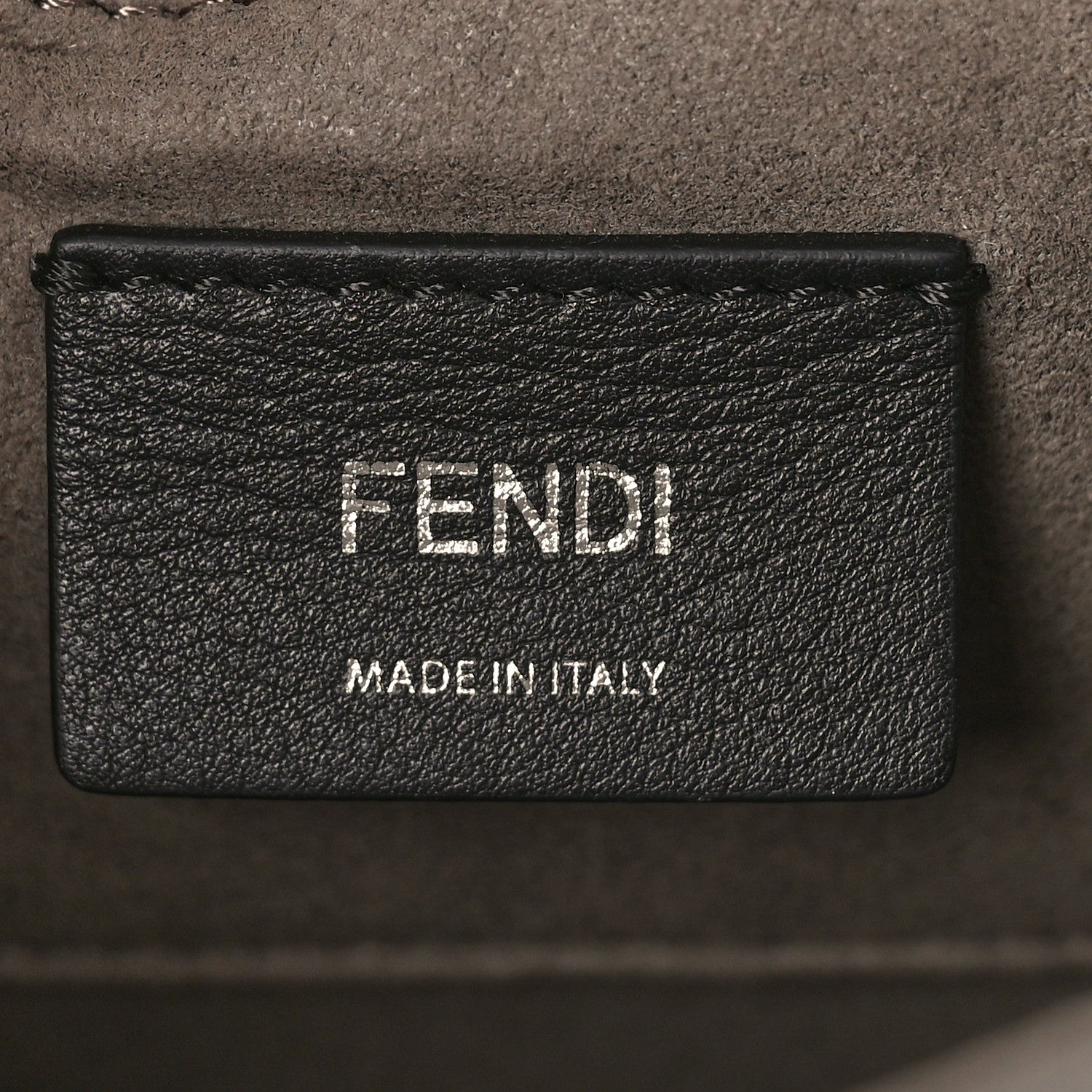 Fendi Vitello Century Opaco F is Fendi Small Kan I Shoulder Bag Grigio Perla 6 of 8
