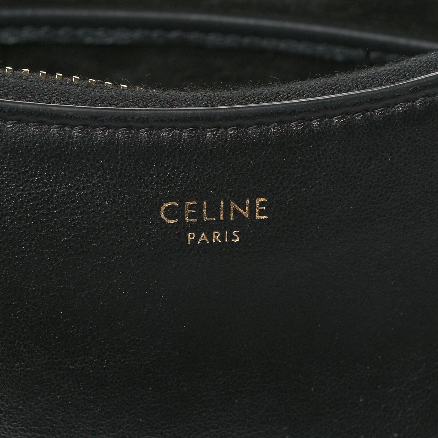 Smooth Calfskin Medium Strap Ava Shoulder Bag Black