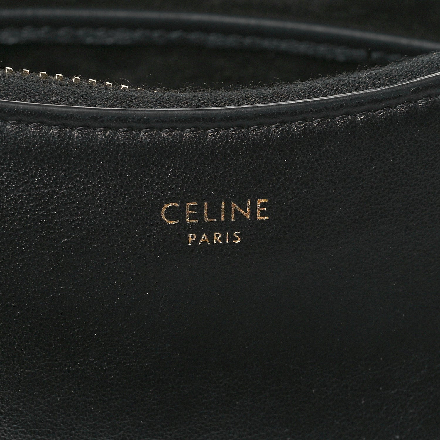 Celine Smooth Calfskin Medium Strap Ava Shoulder Bag Black 6 of 9