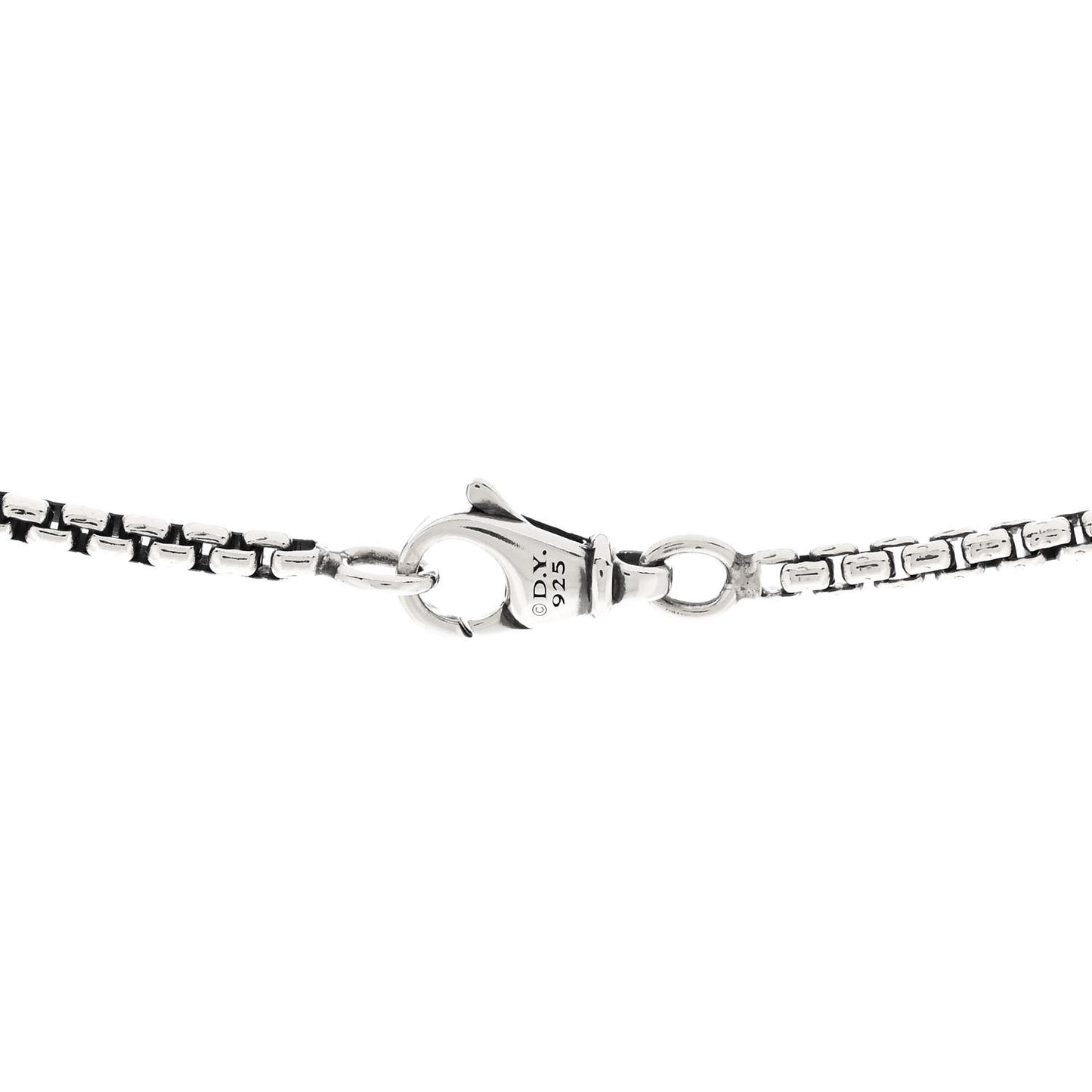 Sterling Silver 2.7mm Small Box Chain Necklace 18"