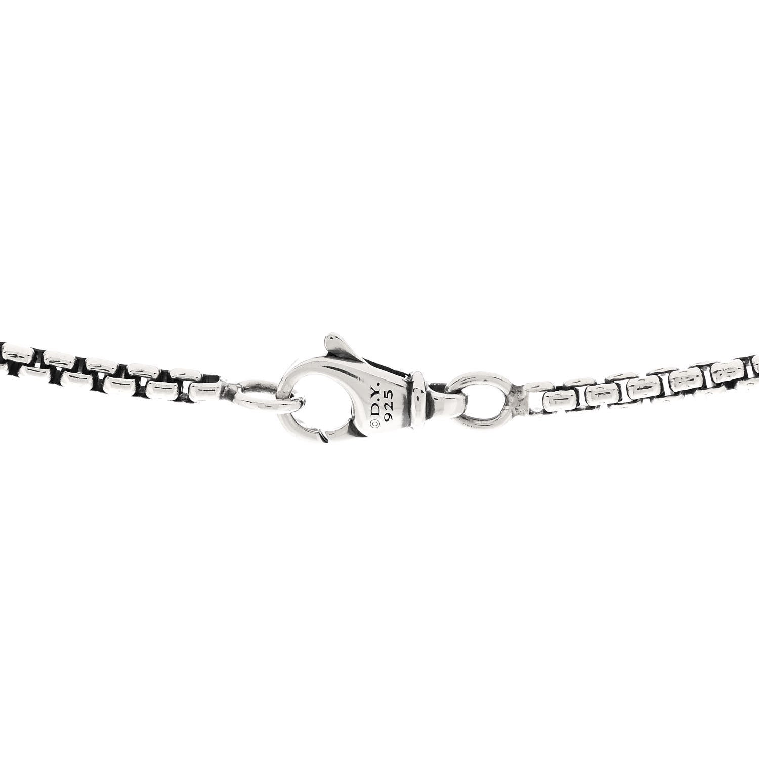 David Yurman Sterling Silver 2.7mm Small Box Chain Necklace 18" 4 of 5