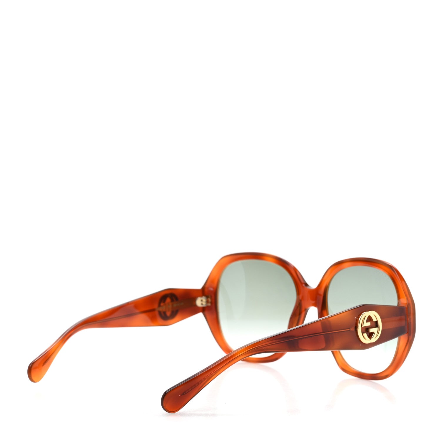 Gucci Acetate Round Frame Sunglasses GG0796S  Tortoise 4 of 8