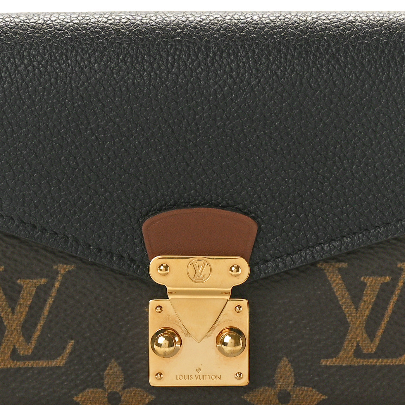 Louis Vuitton Monogram Pallas Compact Wallet NM Black 7 of 7