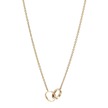 Cartier 18K Yellow Gold Interlocking LOVE Necklace 1 of 6