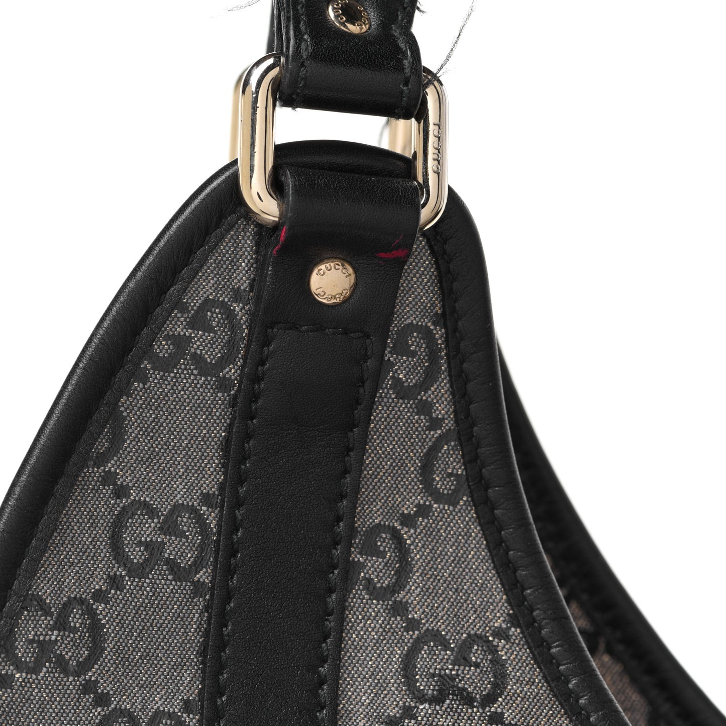 Crystal Monogram Large Joy Shoulder Bag Black