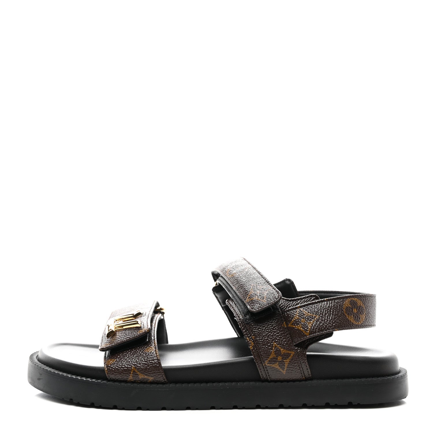 Louis Vuitton Monogram LV Sunset Comfort Flat Sandals 41 Cacao Brown 1 of 9