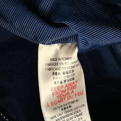 Burberry Heritage Grain Small Orchard Bowling Bag Navy Blue 7 of 10