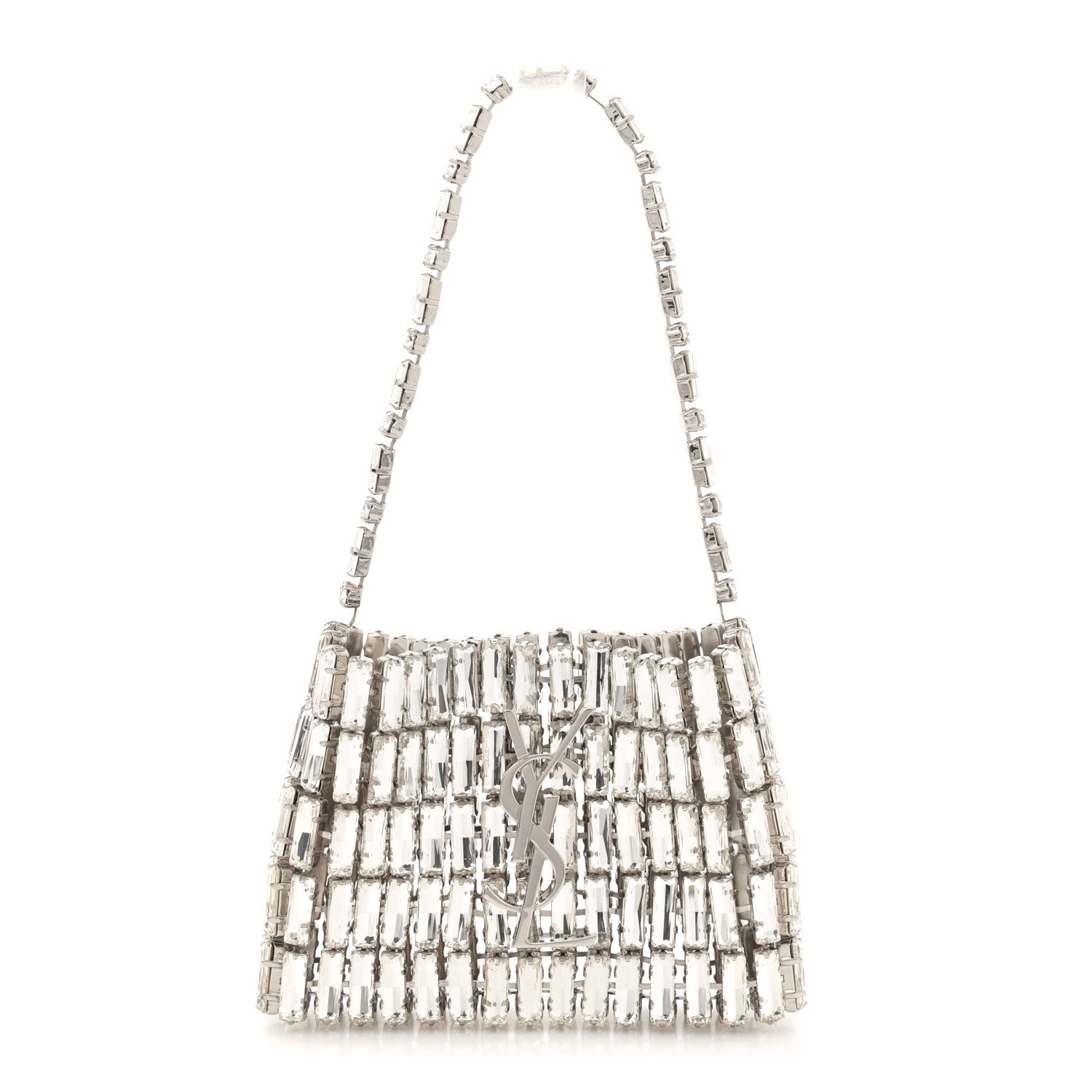 Saint Laurent Crystal Micro Evening Bag Mirror 1 of 9
