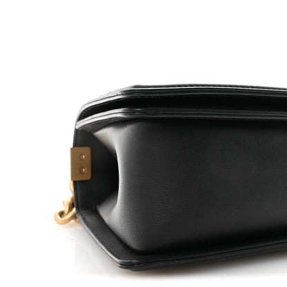 Chanel Calfskin Quilted Medium Boy Flap Black 9 of 10
