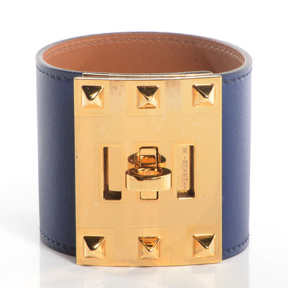 Hermes Swift Kelly Extreme Bracelet Small Bleu Saphir 1 of 7