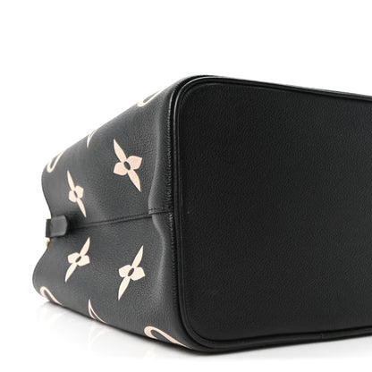 Louis Vuitton Empreinte Monogram Giant Neonoe MM Black Beige 8 of 9