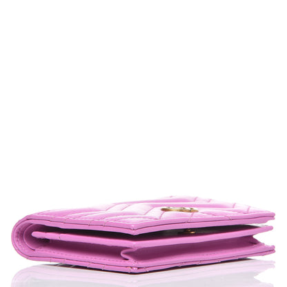 Gucci Calfskin Matelasse GG Marmont Card Case Candy Mousse 4 of 7