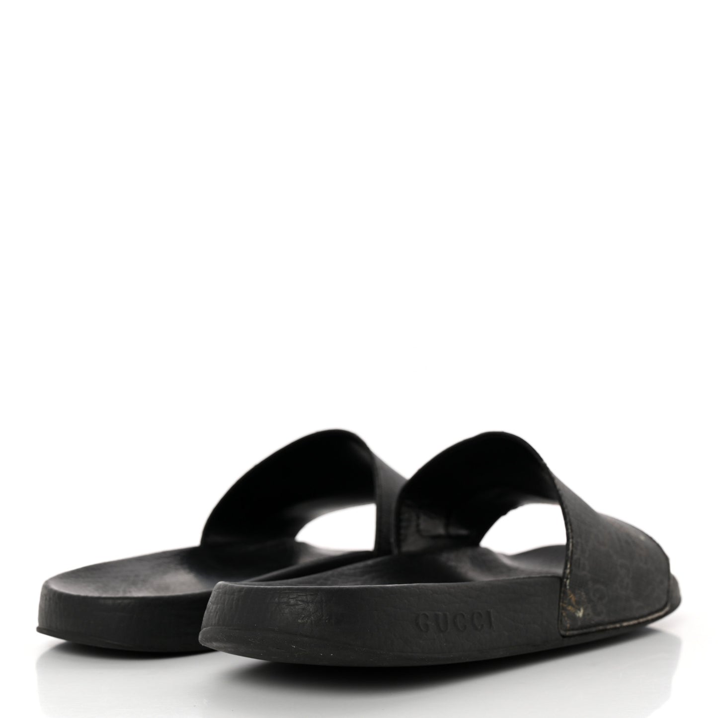GG Supreme Monogram Tigers Mens Slide Sandals 10 Black Multicolor