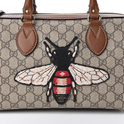 Gucci GG Supreme Monogram Bee Embroidered Small Boston Beige Tuscany 11 of 11