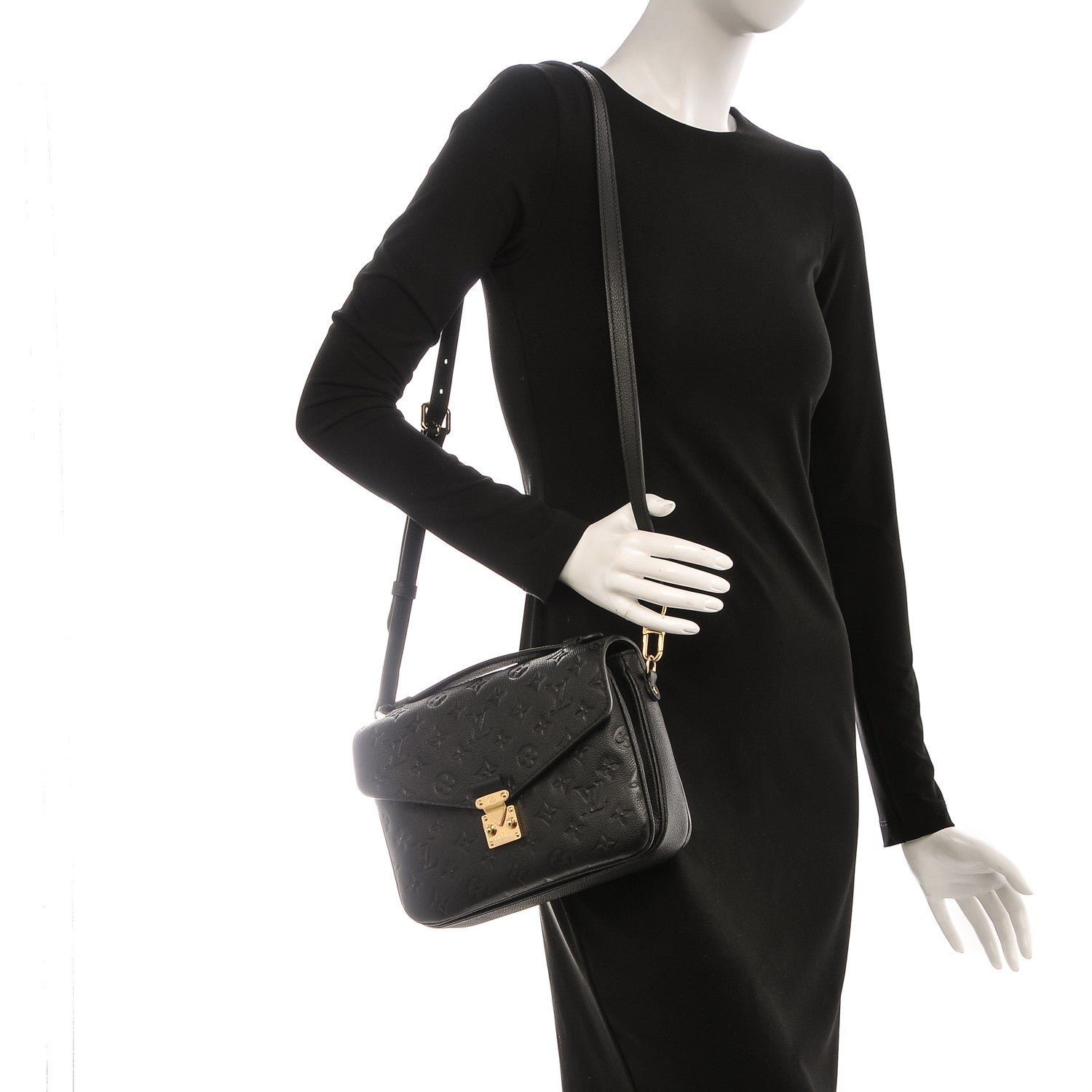 Louis Vuitton Empreinte Pochette Metis Black 2 of 8