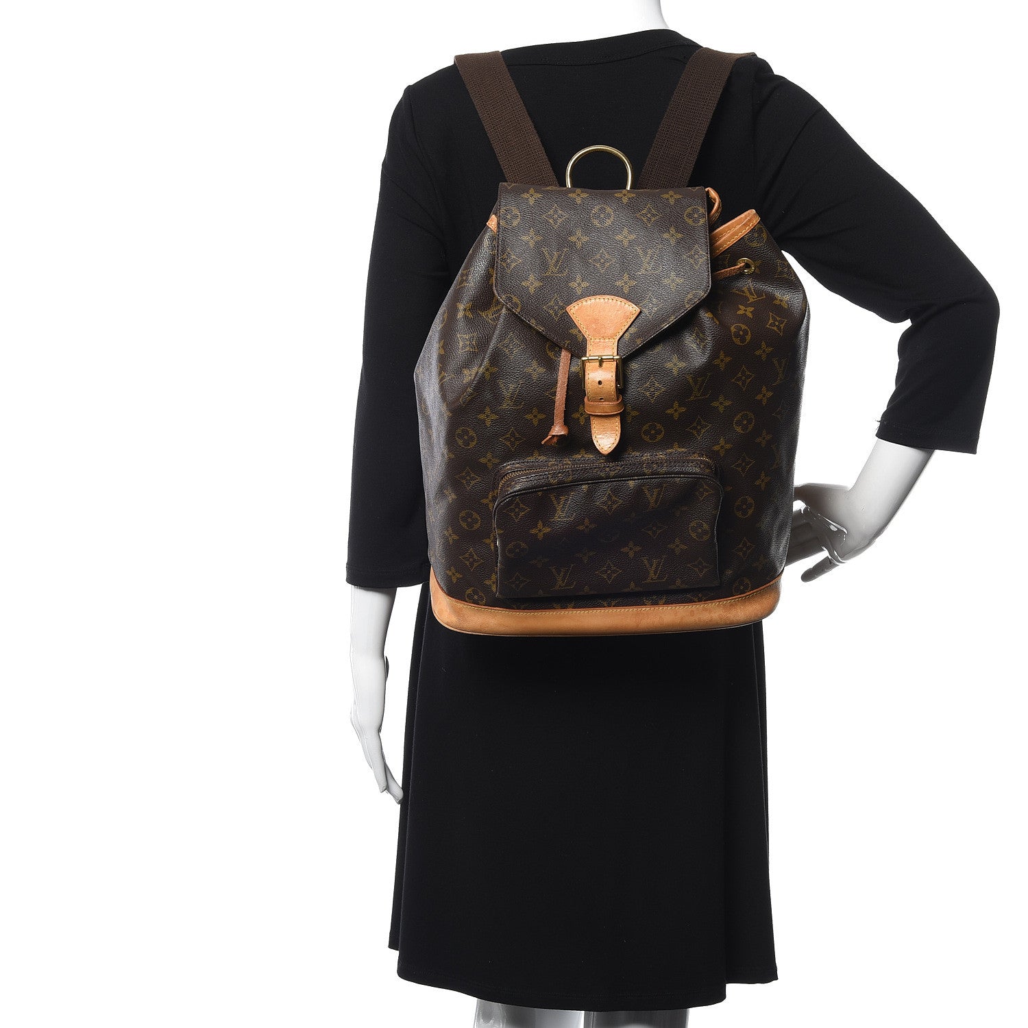 Louis Vuitton Monogram Montsouris GM Backpack 2 of 13