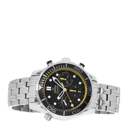 Omega Stainless Steel 44mm Seamaster Co-Axial Chronograph Automatic Watch Black 212.30.44.50.01.002 2 of 5