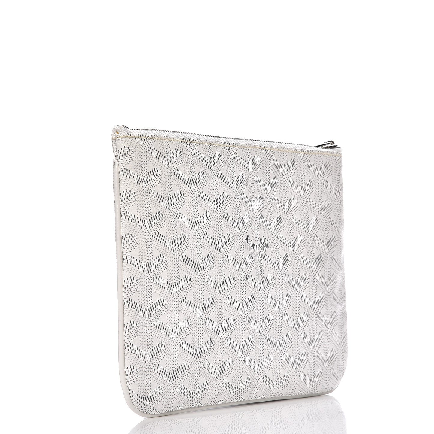 Goyardine Senat Pochette PM White