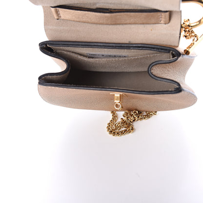Chloe Metallic Goatskin Nano Drew Shoulder Bag Abstract Gold 4 of 7