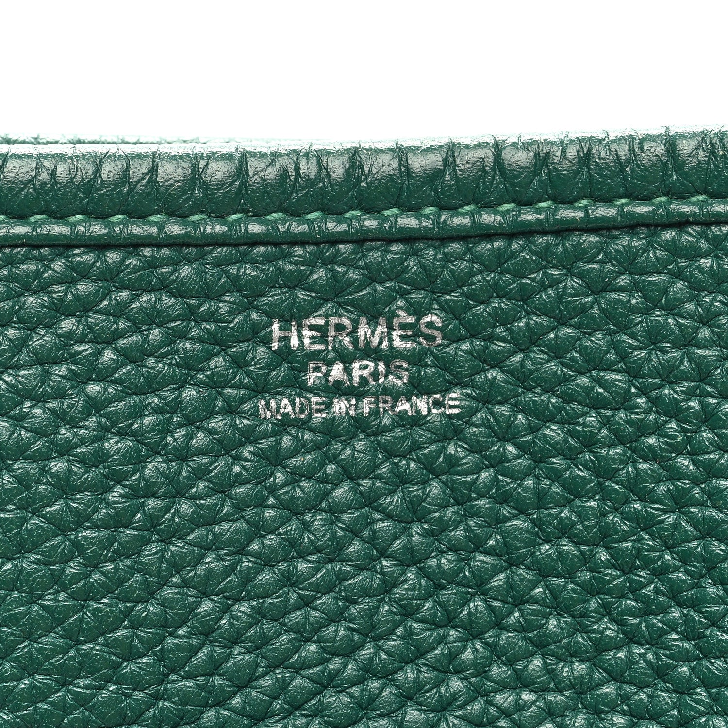 Hermes Taurillon Clemence Evelyne III PM Malachite 6 of 8