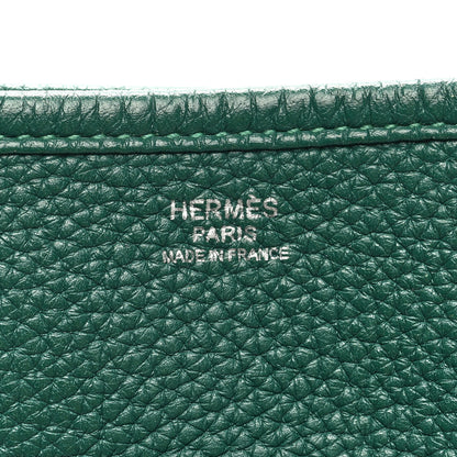 Hermes Taurillon Clemence Evelyne III PM Malachite 6 of 8