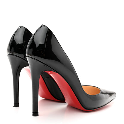 Christian Louboutin Patent New Decoltissimo 100 Pumps 36 Black 4 of 13