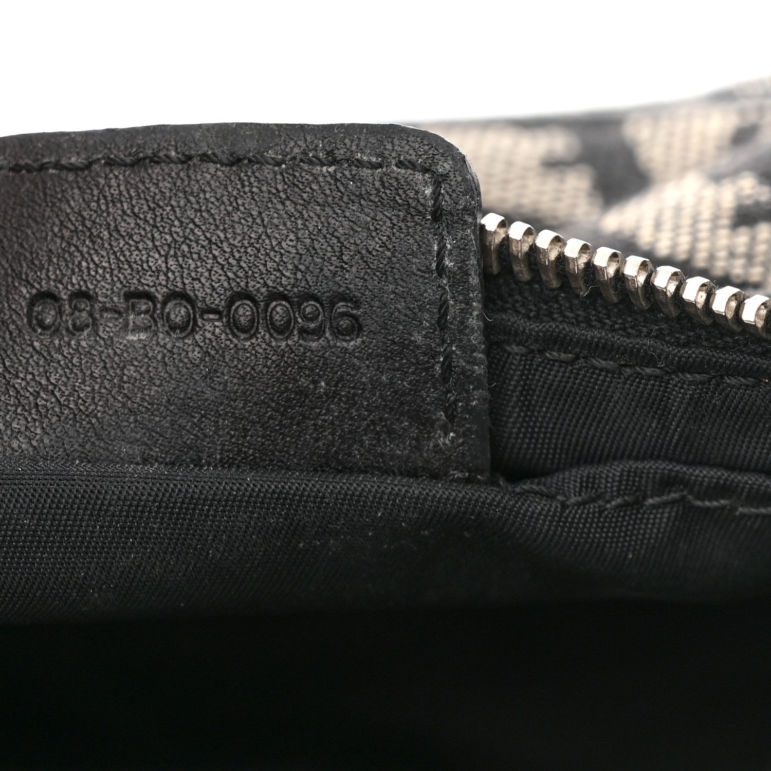 Christian Dior Monogram Shoulder Bag Pochette Black 7 of 12