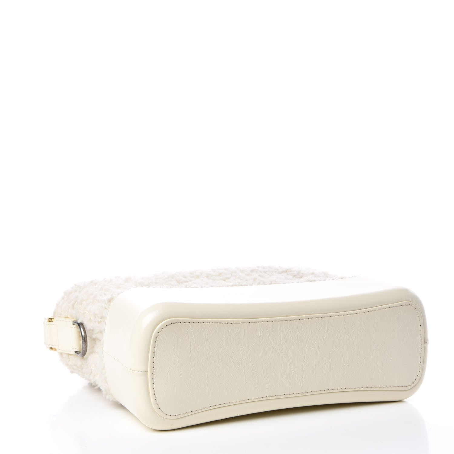 Chanel Tweed Calfskin Quilted Medium Gabrielle Hobo Ivory 4 of 10