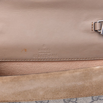 Gucci GG Supreme Monogram Super Mini Dionysus Shoulder Bag Taupe 6 of 12