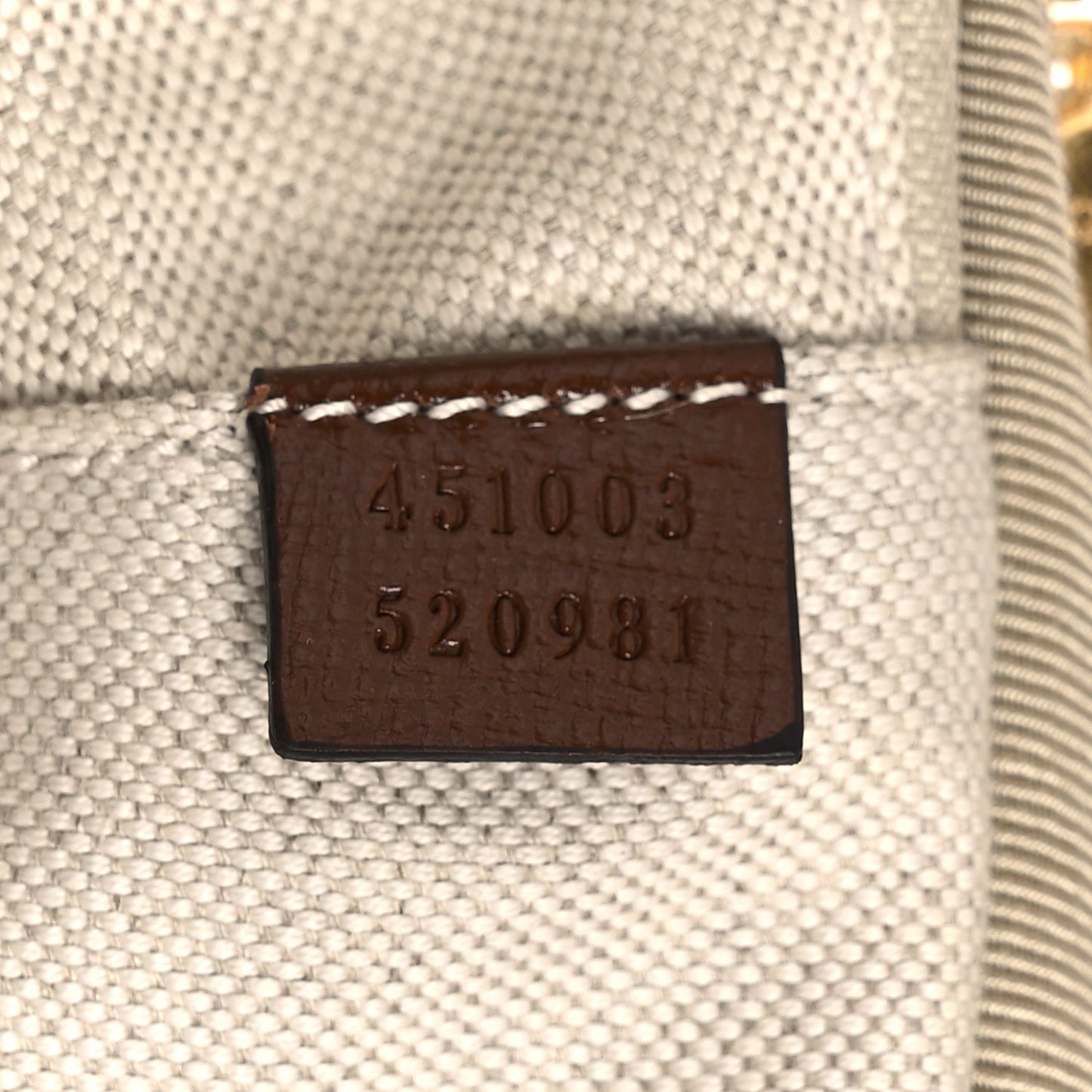GG Supreme Monogram Azalea Calfskin Retro Interlocking G Small Savoy Cabin Trolley Beige Ebony Brown Sugar