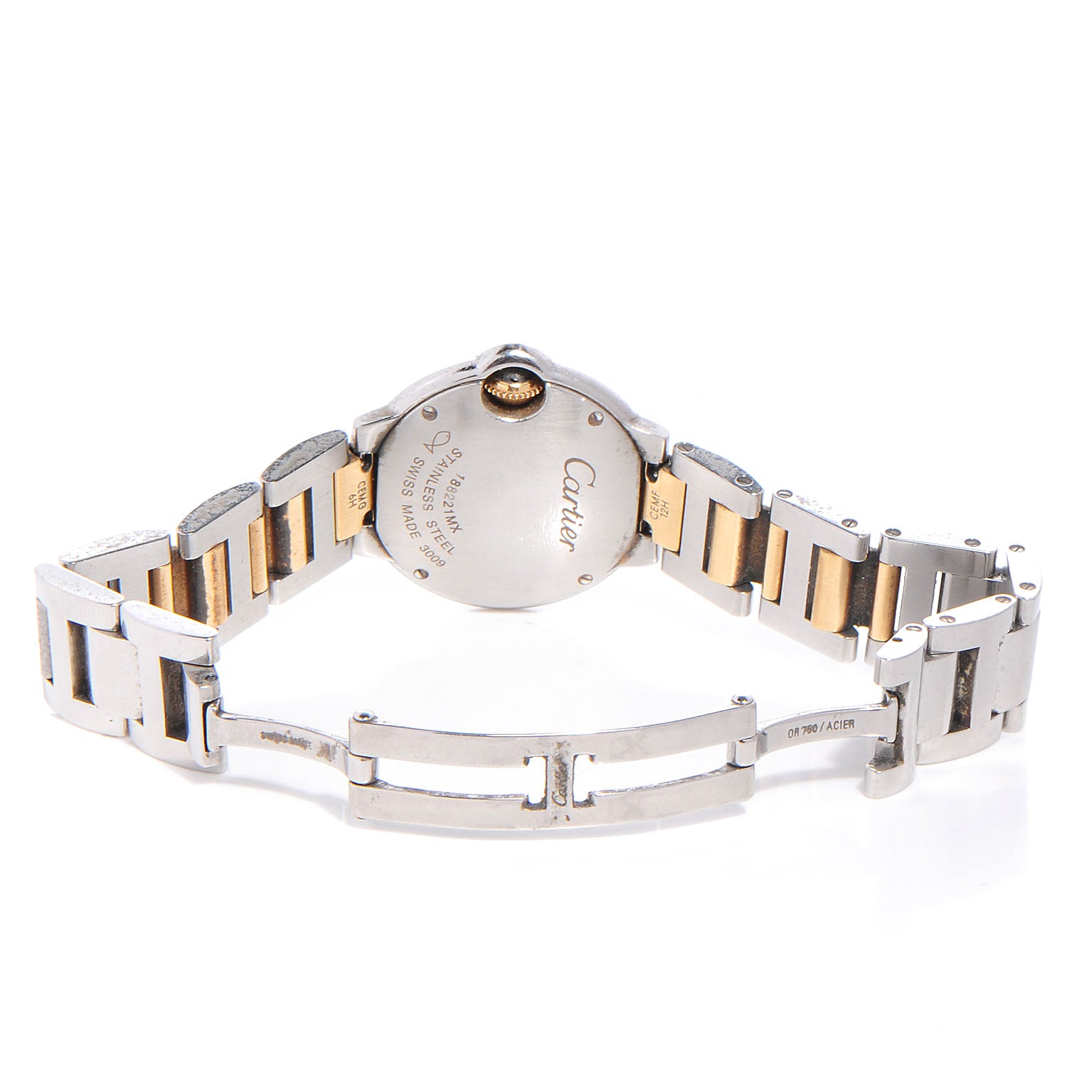 Cartier Stainless Steel 18K Yellow Gold 28mm Ballon Bleu De Cartier Quartz Watch 5 of 6