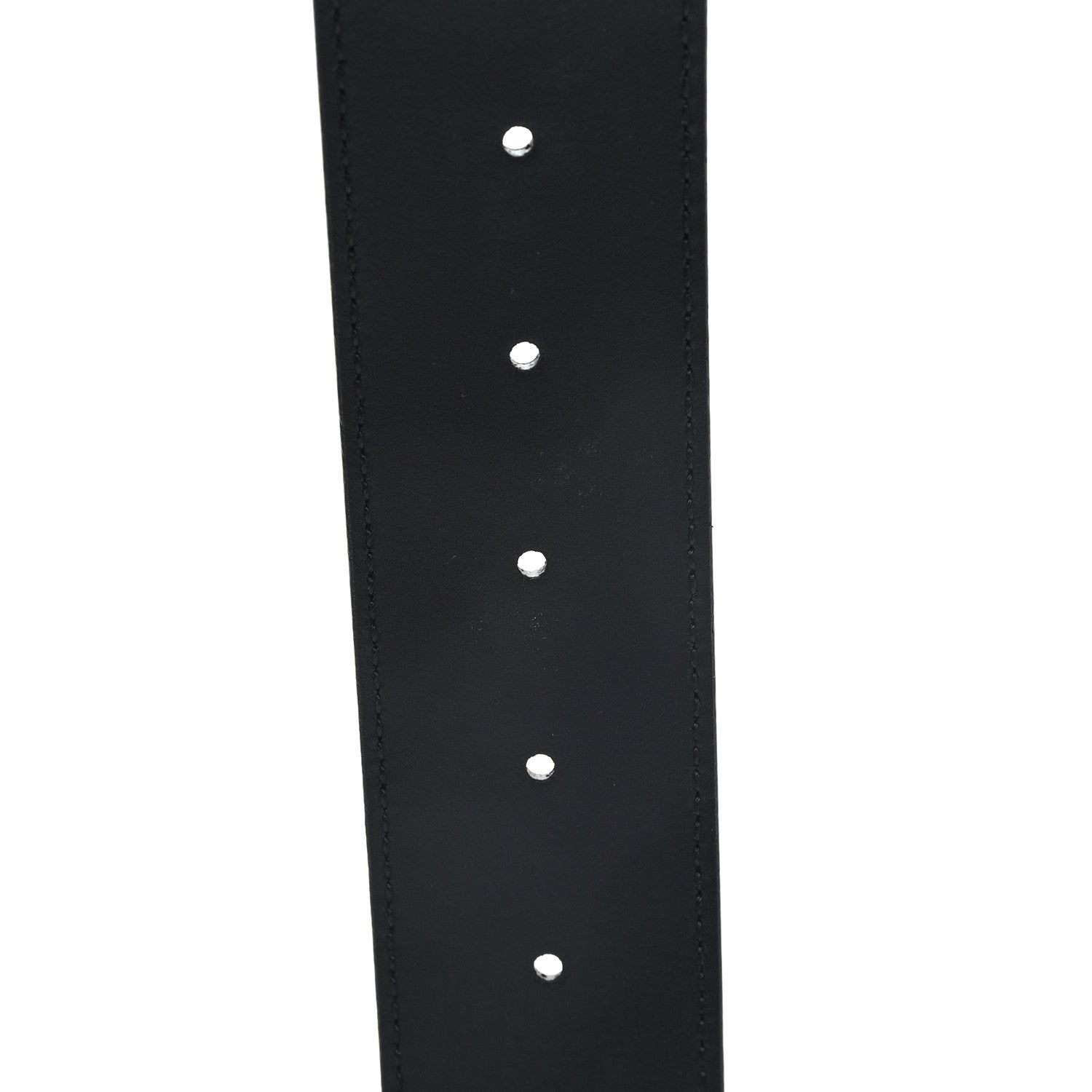 Gucci Plutone Calfskin Double G 40mm Belt 75 30 Black 4 of 5