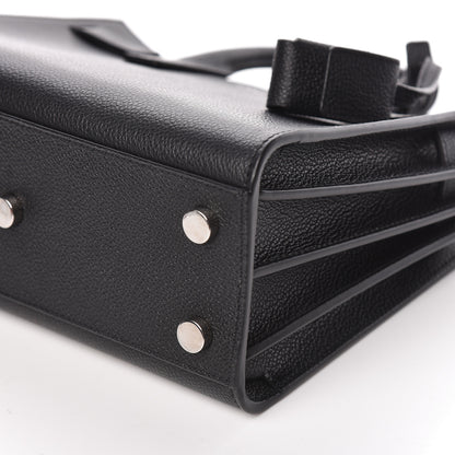 Saint Laurent Grained Calfskin Nano Sac De Jour Black 9 of 10