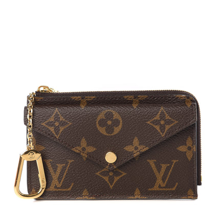 Louis Vuitton Monogram Recto Verso Card Holder Black 1 of 18