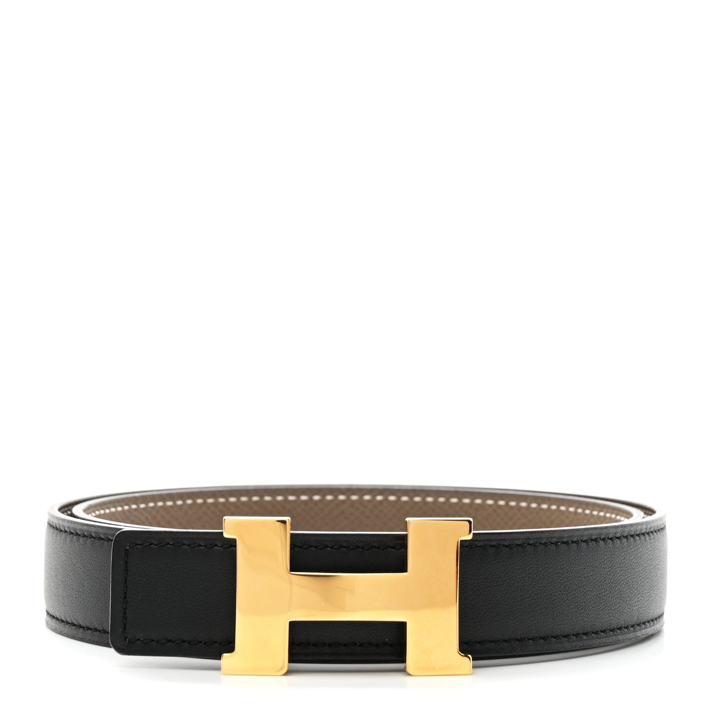 Swift Epsom Constance H Belt 75 30 Black Etoupe