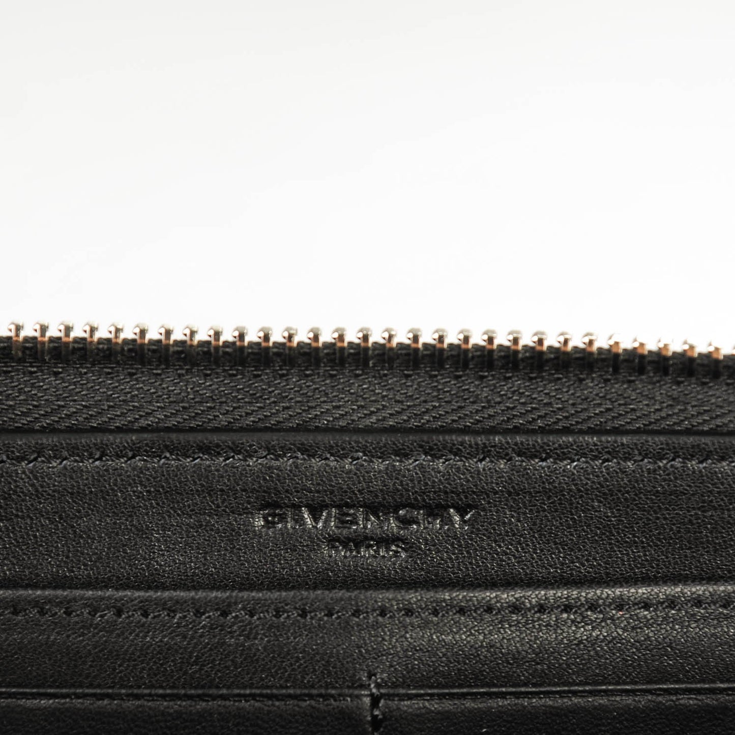 Sugar Goatskin Pandora Zip Around Wallet Black