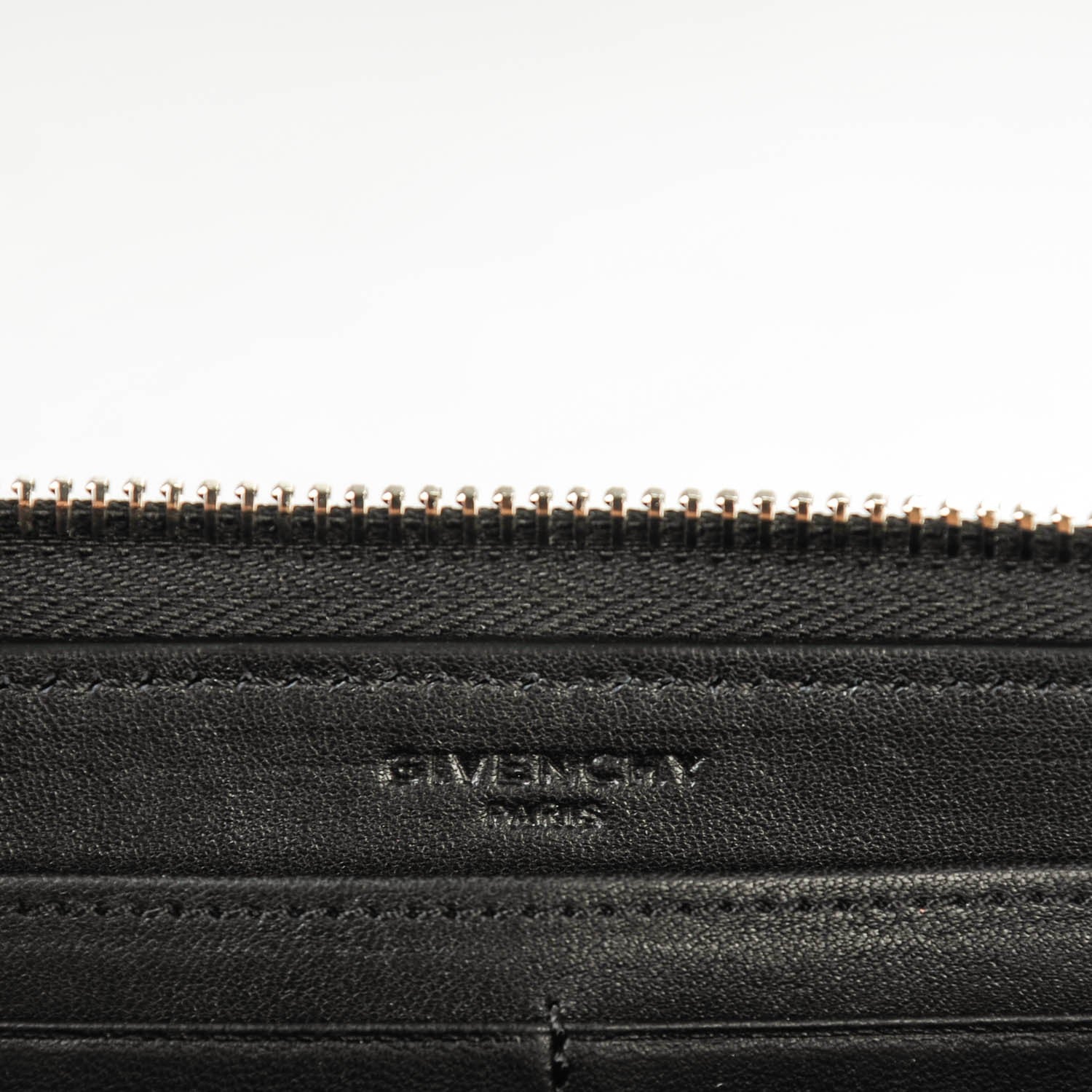 Givenchy Sugar Goatskin Pandora Zip Around Wallet Black 6 of 8