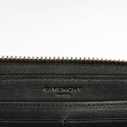 Givenchy Sugar Goatskin Pandora Zip Around Wallet Black 6 of 8