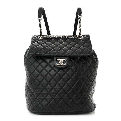Chanel Lambskin Quilted Large Urban Spirit Backpack Black 1 of 11