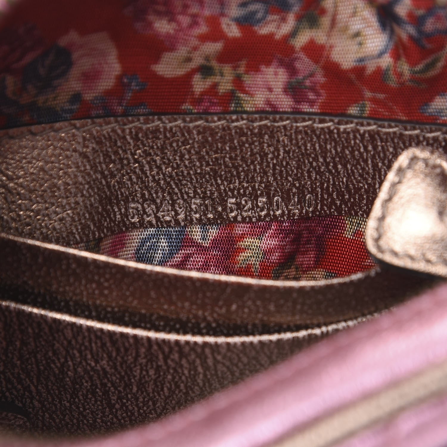 Gucci Laminated Nappa Trapuntata Mini Zumi Dome Shoulder Bag Rosa Lago Rame 6 of 10