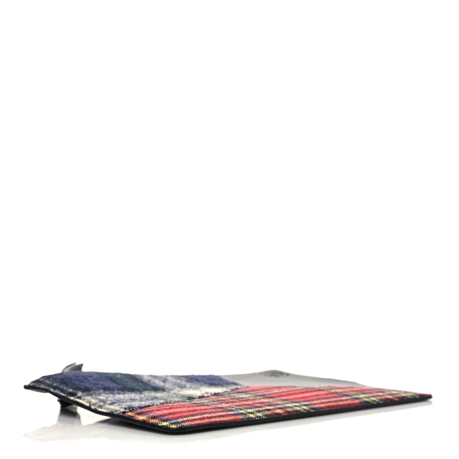 Loewe Wool Calfskin Puzzle Flat Pouch Black Multicolor 4 of 6