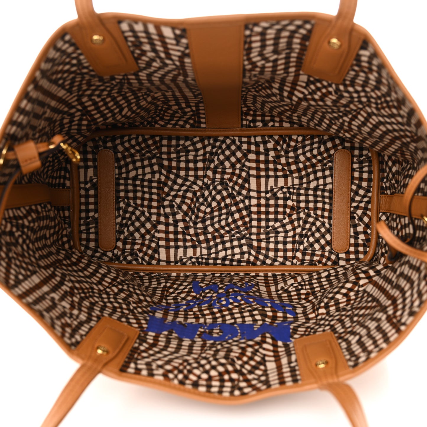 Visetos Medium Liz Reversible Shopper Tote Cognac
