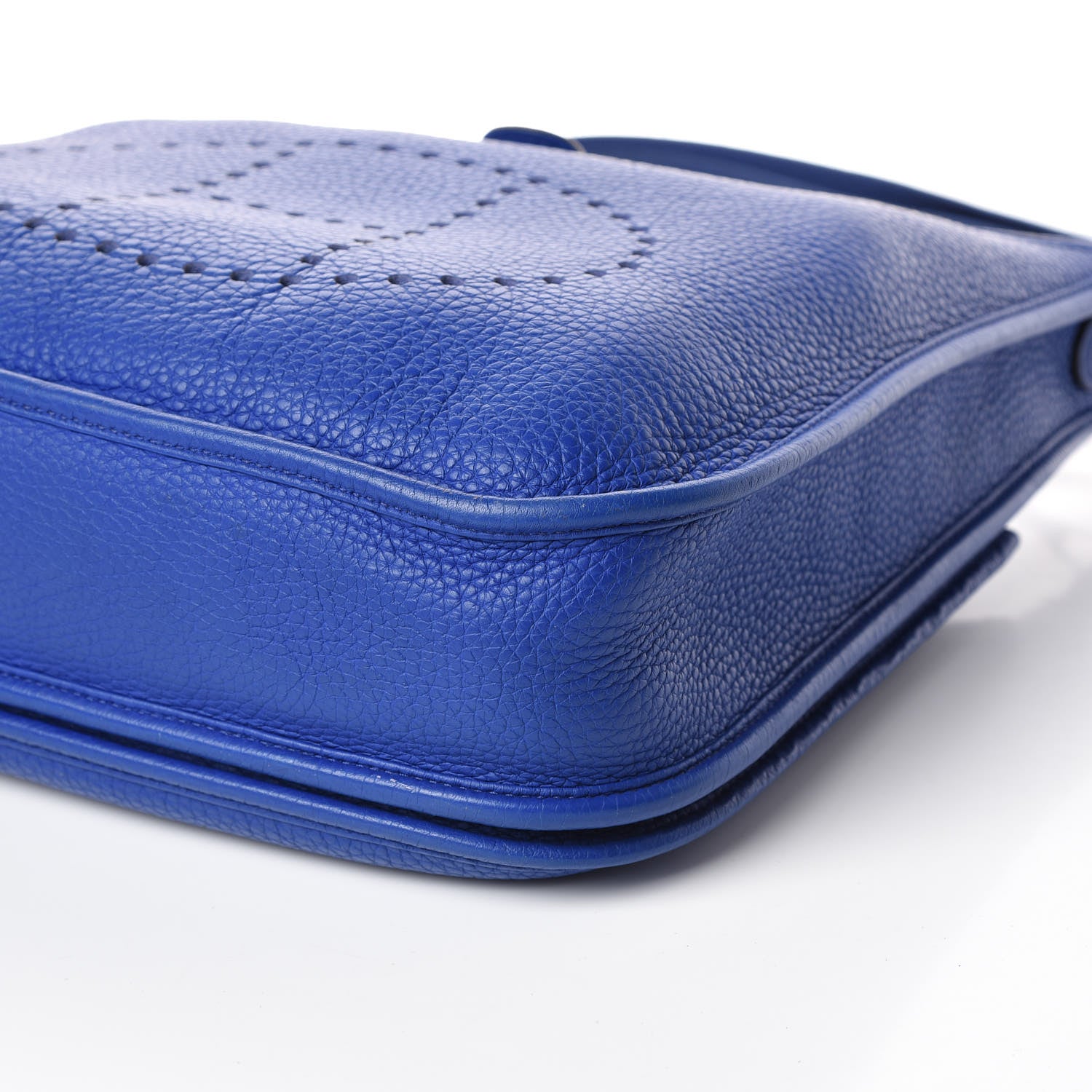 Hermes Taurillon Clemence Evelyne III PM Bleu Electrique 12 of 16