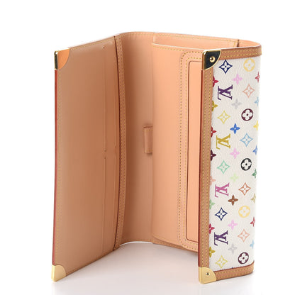 Louis Vuitton Monogram Multicolor Porte Tresor International Wallet White 5 of 9