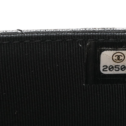 Chanel Lambskin Quilted Wallet On Chain WOC Black 8 of 14